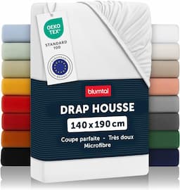 Blumtal drap-housse microfibre 140x190 bonnet 30 cm